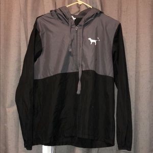 VS Pink black windbreaker!